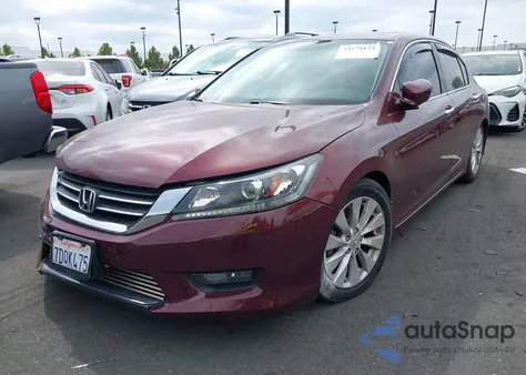 2014 Honda Accord Ex z USA, uszkodzony, nr VIN 1HGCR2F77EA054305